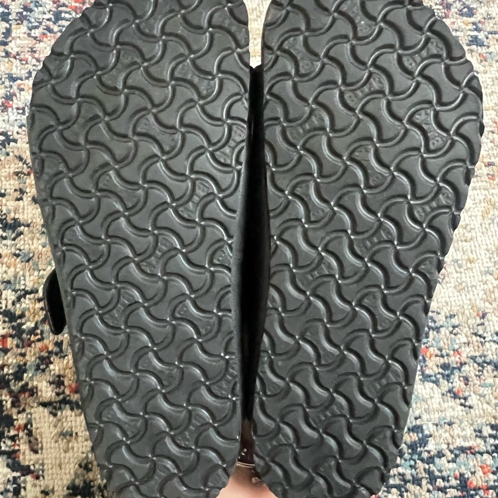 Birkenstock Black Double Strap Sandals - Picture 6 of 7